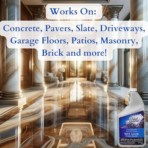 Black Diamond Stoneworks 679773003916 Wet Look Natural Stone Sealer. Durable thumb #6