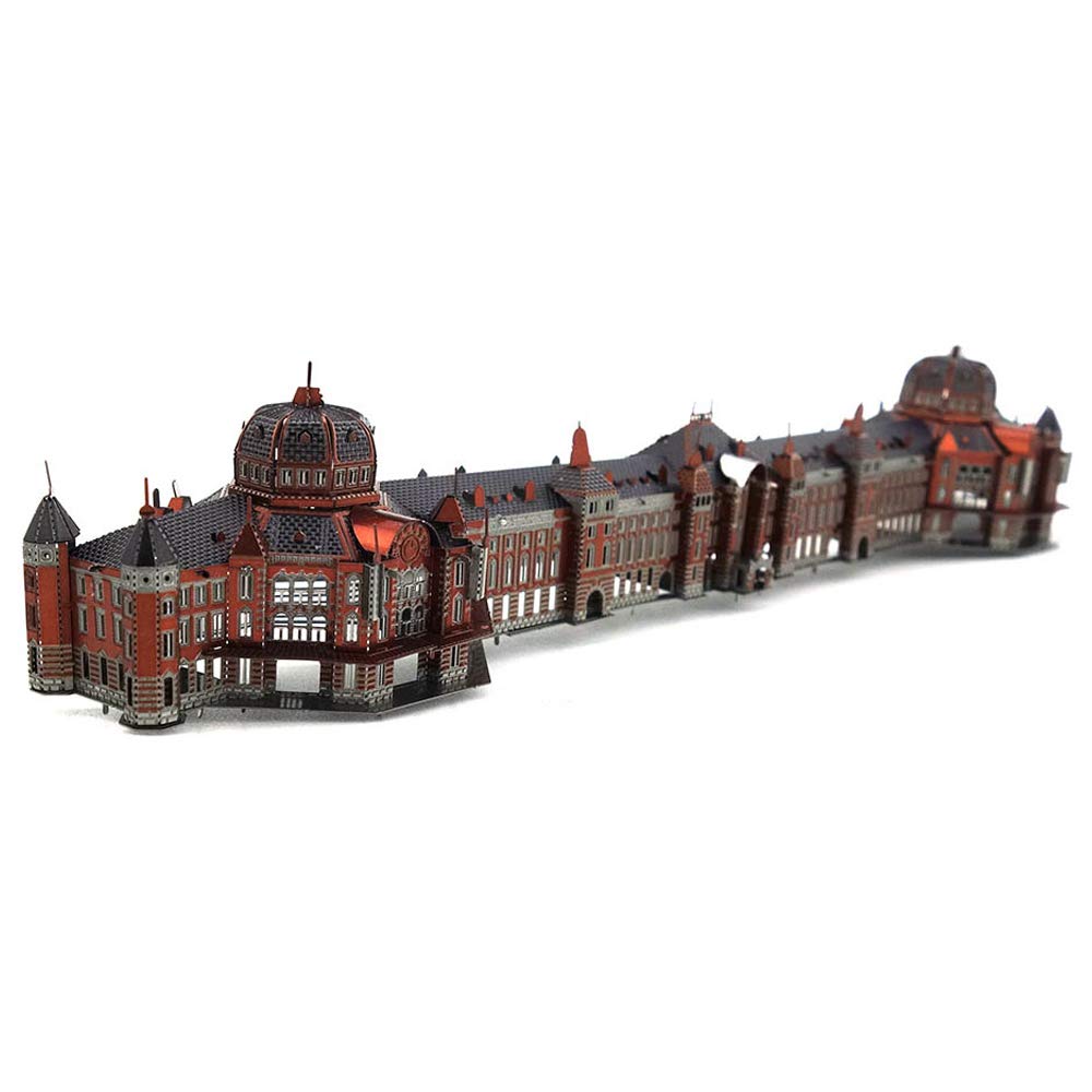 Amazon.co.jp: カラー東京駅メタルパズル3Dモデルジグソーパズル大人の