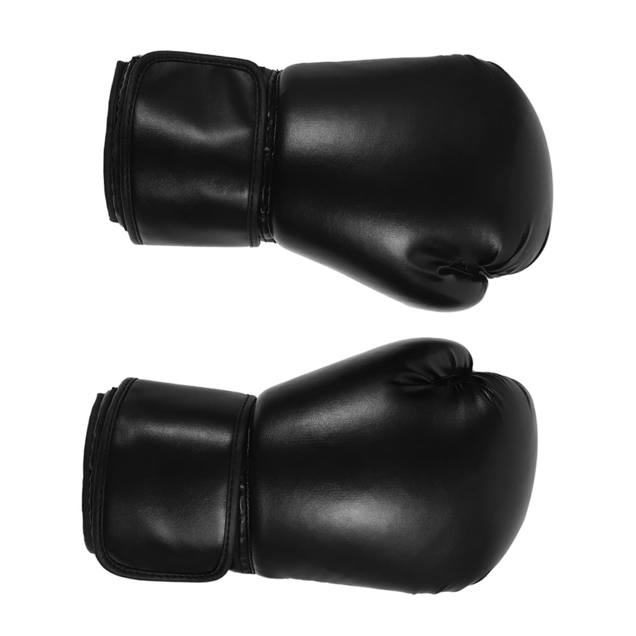 Happyyami Guantoni da Boxe 12 Oz Neri in Schiuma Integrale, Guanti da Allenamento e Kickboxing Portatili per Boxe, Mma, Taekwondo e Fitness, Resistenti e Antiusura, Facili da Indossare