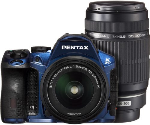 yςݕizPENTAX fW^჌tJ K-30 _uY[Lbg [DAL18-55mmEDAL55-300mm] NX^u[ K-30WZK C-BL 15770