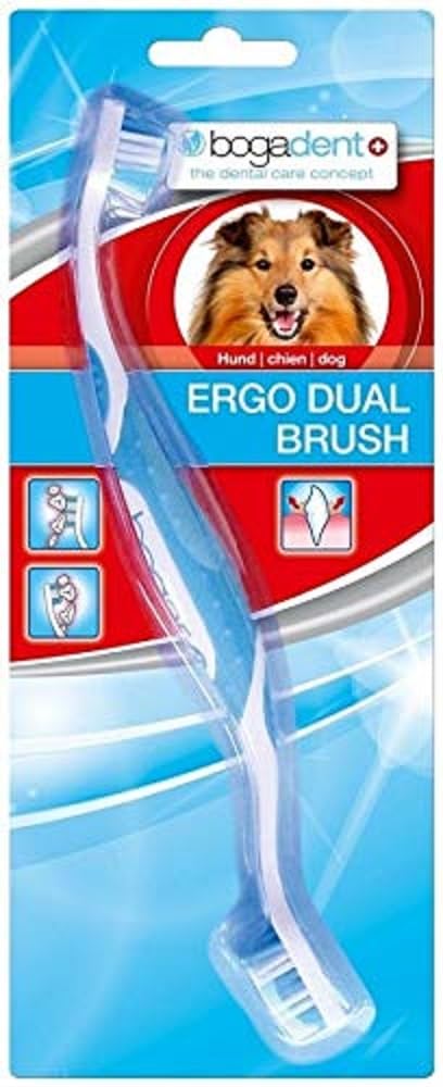 Bogar AG Bogadent Ergo Dual Brush for Dogs