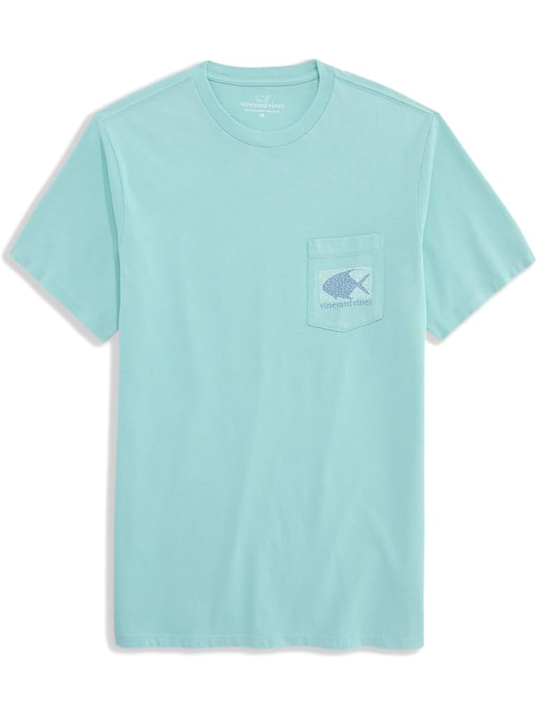 Blue Vineyard Vines Drift-Dye Tarpon Whale Short Sleeve Tee