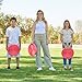 ECR4Kids CircleSpots, Seating Pads, Red, 10-Pack