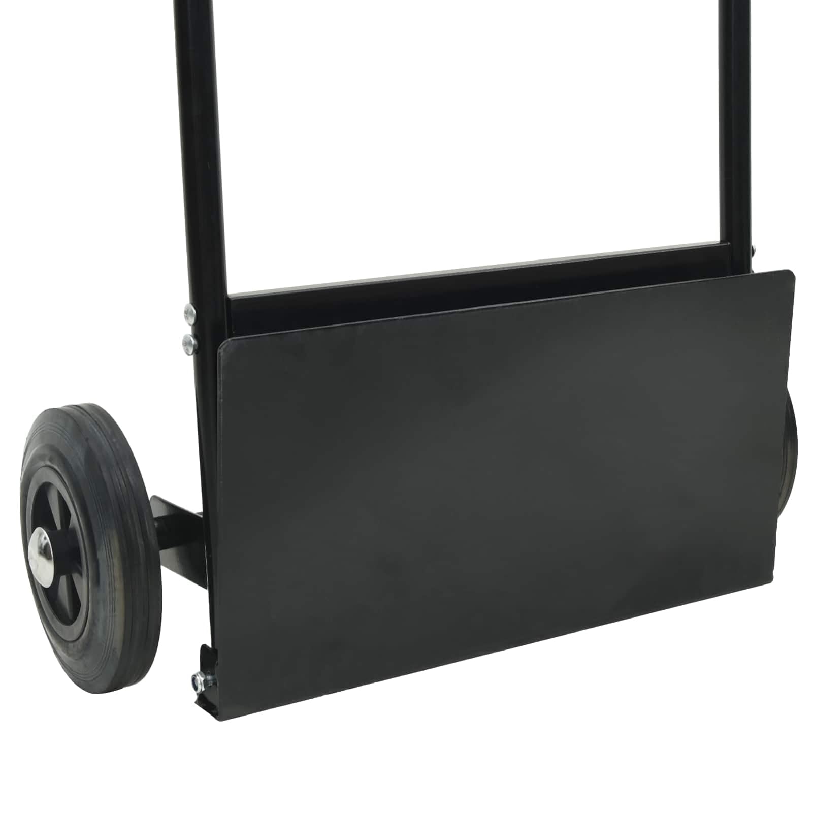Handwagen Schwarz und Rot 63 x 43,5 x 110 cm Stahl Werkzeug Model4019018