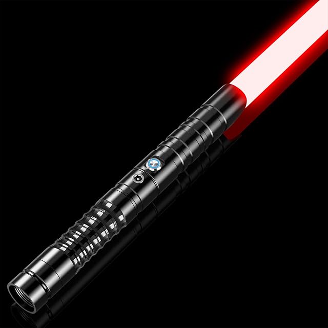 Lorsaberus Light saber, 7 Mode Sound RGB 12 Color Changeable Metal Hilt Light sabers , Force FX Heavy Dueling Light Saber Sword Toy for Adults Kids Gift (1 inch Blade)