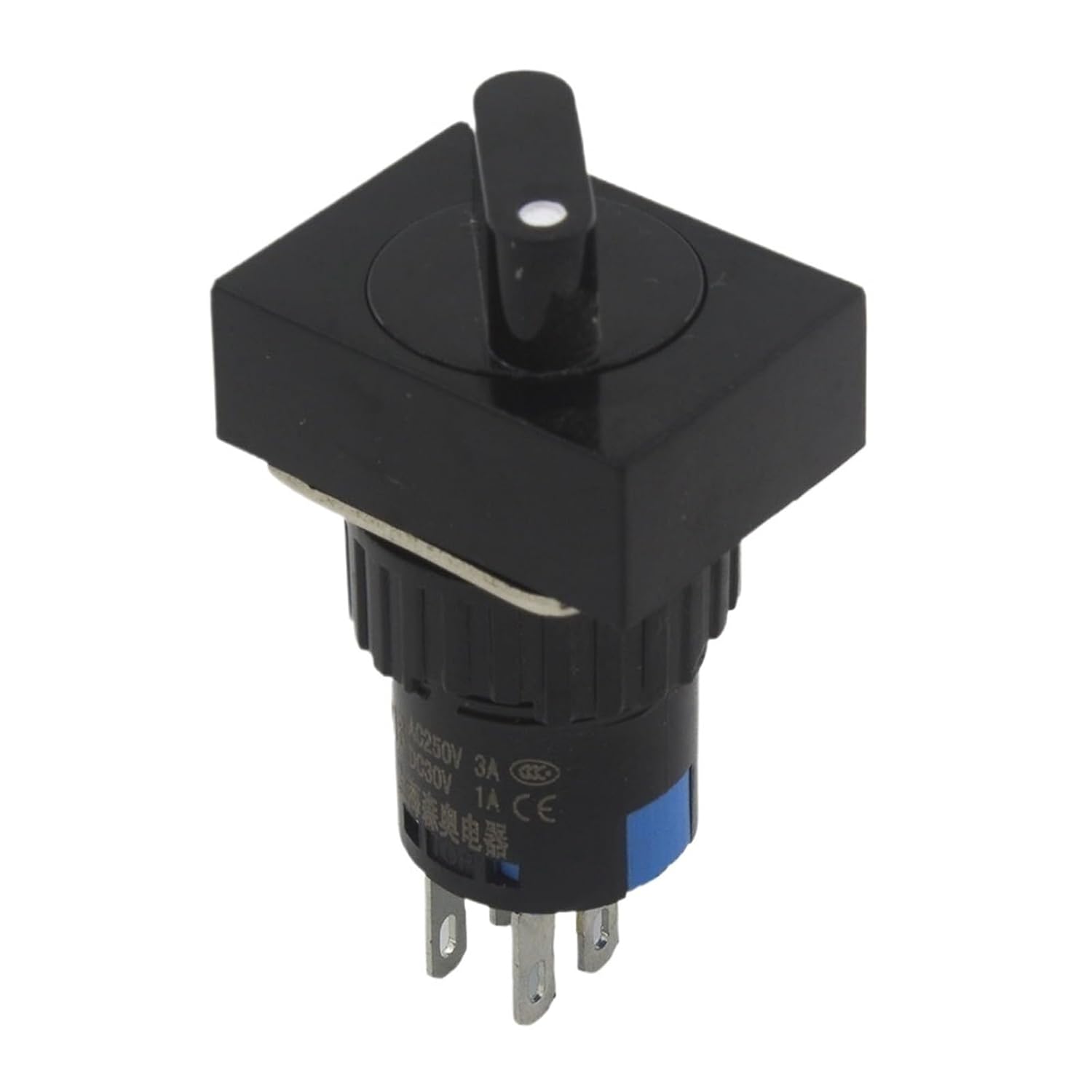 5pcs / lot SA16J-22X2 16mm self-Lock ON - Off Turn Push Button Switch pushbutton