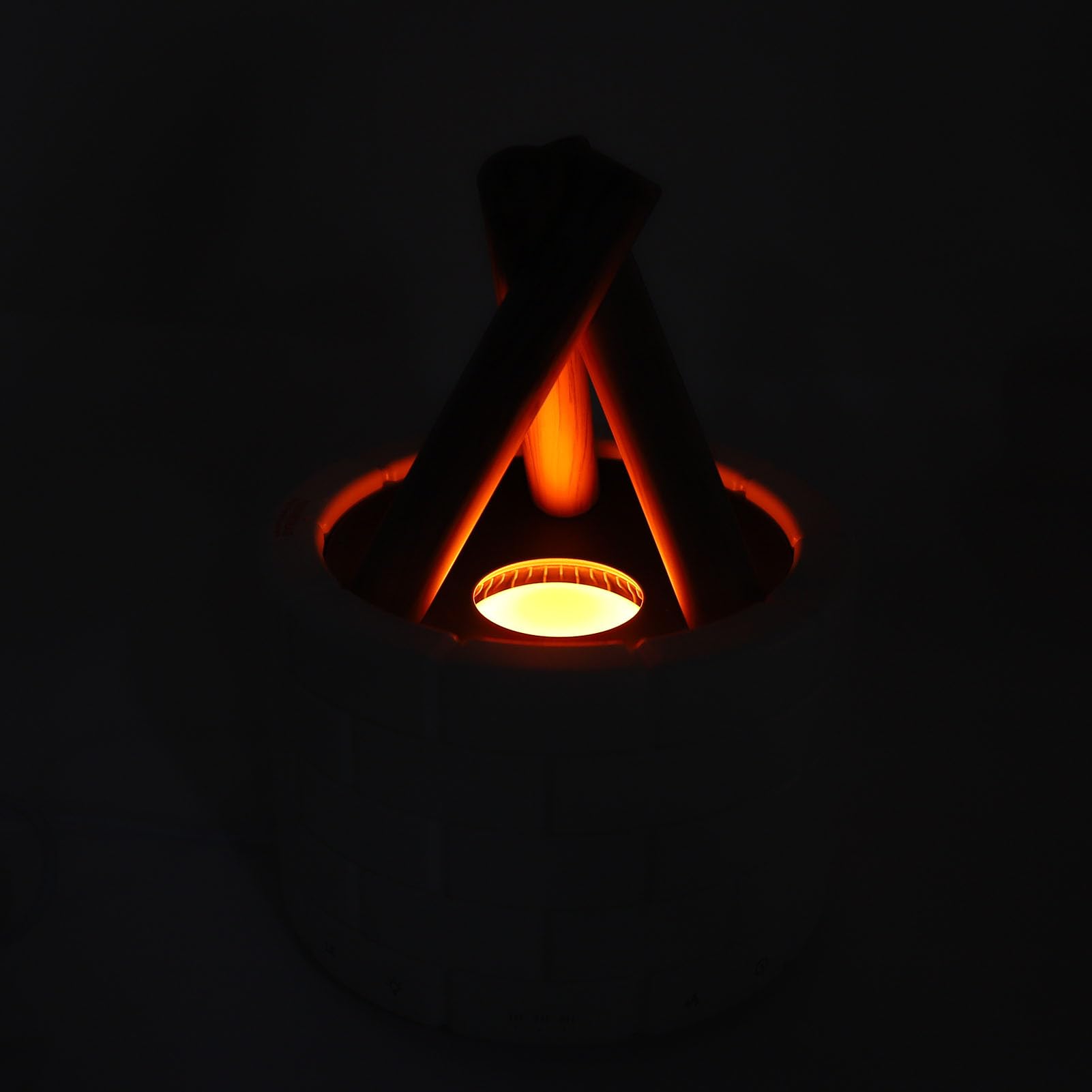 Simulierter Lagerfeuer-Diffusor, 250 Ml Luftbefeuchter mit Kühlem Nebel, Feuerflammen-Aromatherapie-Diffusor, Diffusor für ätherische Öle, Touch-Control-Flammendiffusor,