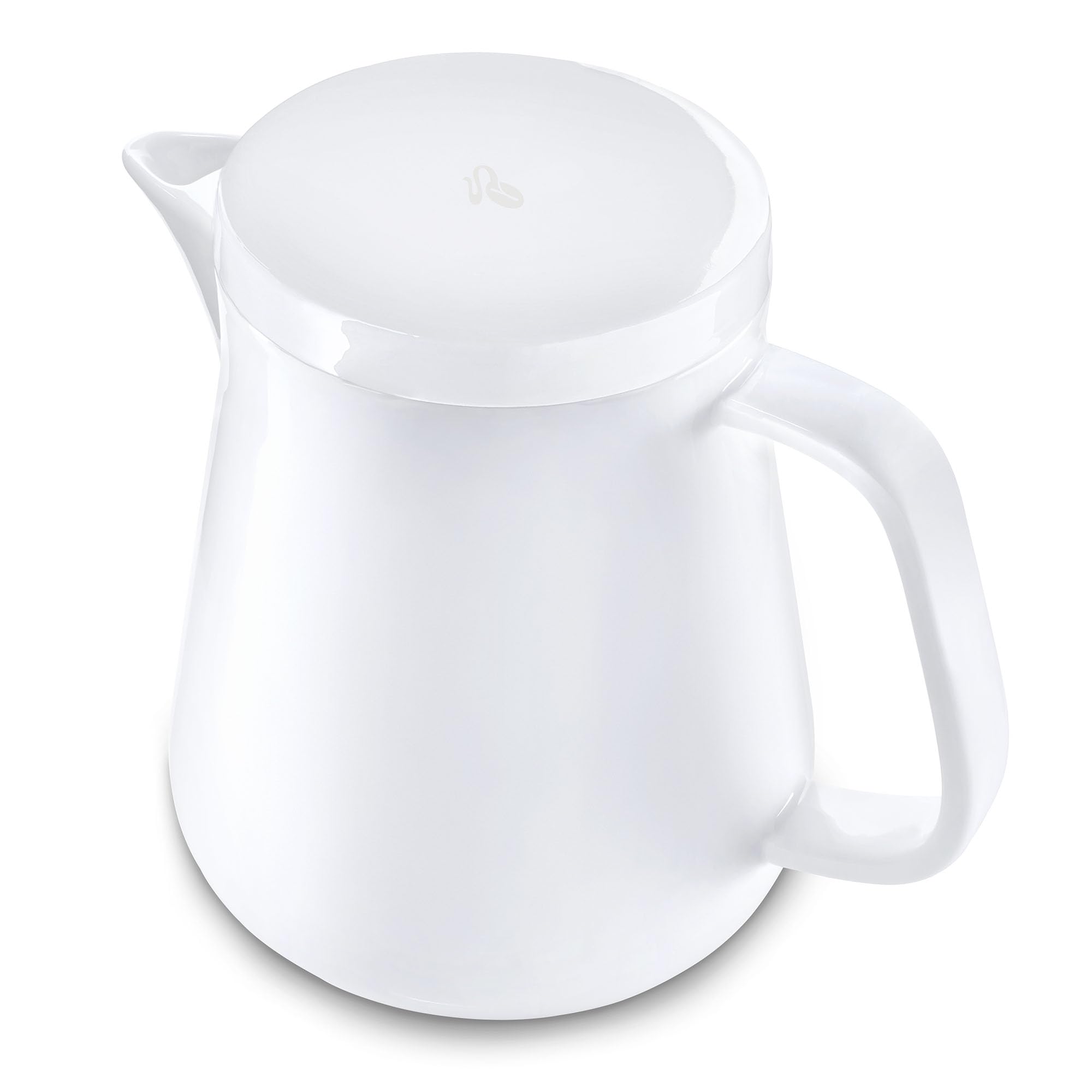 Tchibo Kaffeebereiter, Edelstahl-Permanentfilter, Spülmaschinengeeignet, Keramik, Weiß