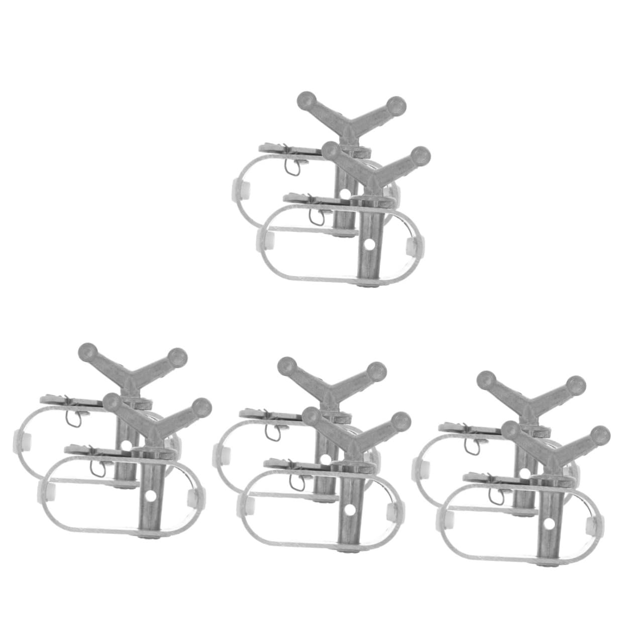 INOOMP 8pièces Tendeur De Câble Métallique pour Tension De Fil Outils De Serrage Robustes pour Clôtures Et Systèmes De Support Acier Résistant