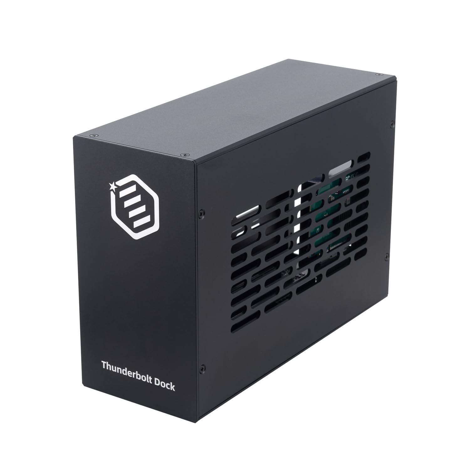 Maskedfish Thunderbolt 3 to 2 PCIe Expansion Chassis, External Enclosure with Two PCI Express Slots, Dual PCIe Dock for Laptops/NUC, TB3 Output,