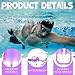 Shappy 2 Set Swimming Nose Plugs for Adults Silicone Nose Plugs Soft Comfort Fit 3-Layer Water Block Swim Noses Clip with Transparent Storage Cases for Women Men(Purple)