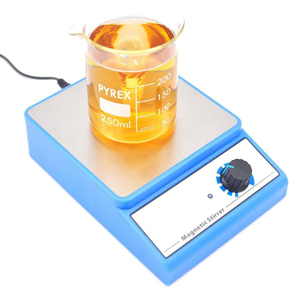 Agitador MagnéTico De Laboratorio, Mezclador Agitador MagnéTico con Barra De AgitacióN Equipo De Laboratorio, 3000 RPM, Capacidad MáXima De AgitacióN 3000 Ml, AgitacióN Potente