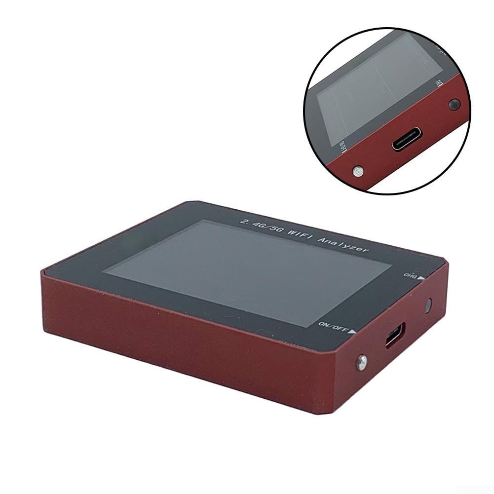 Scanner di segnale di rete per WiFi 5GHz - Wireless per analizzatore di spettro per uso domestico e ufficio (ABS)