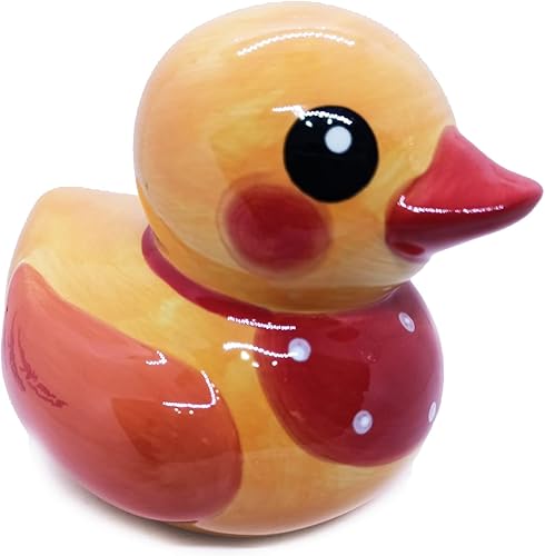 Miniatura 7 de Hucha de tortuga verde de 5 pulgadas de alto, de cerámica, linda pintura hecha a mano, estatuilla para decoración de animales de lujo, colección de