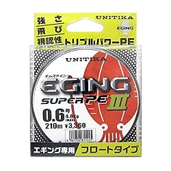 ユニチカ(UNITIKA) キャスライン エギングスーパーPEIII 210m 0.6号