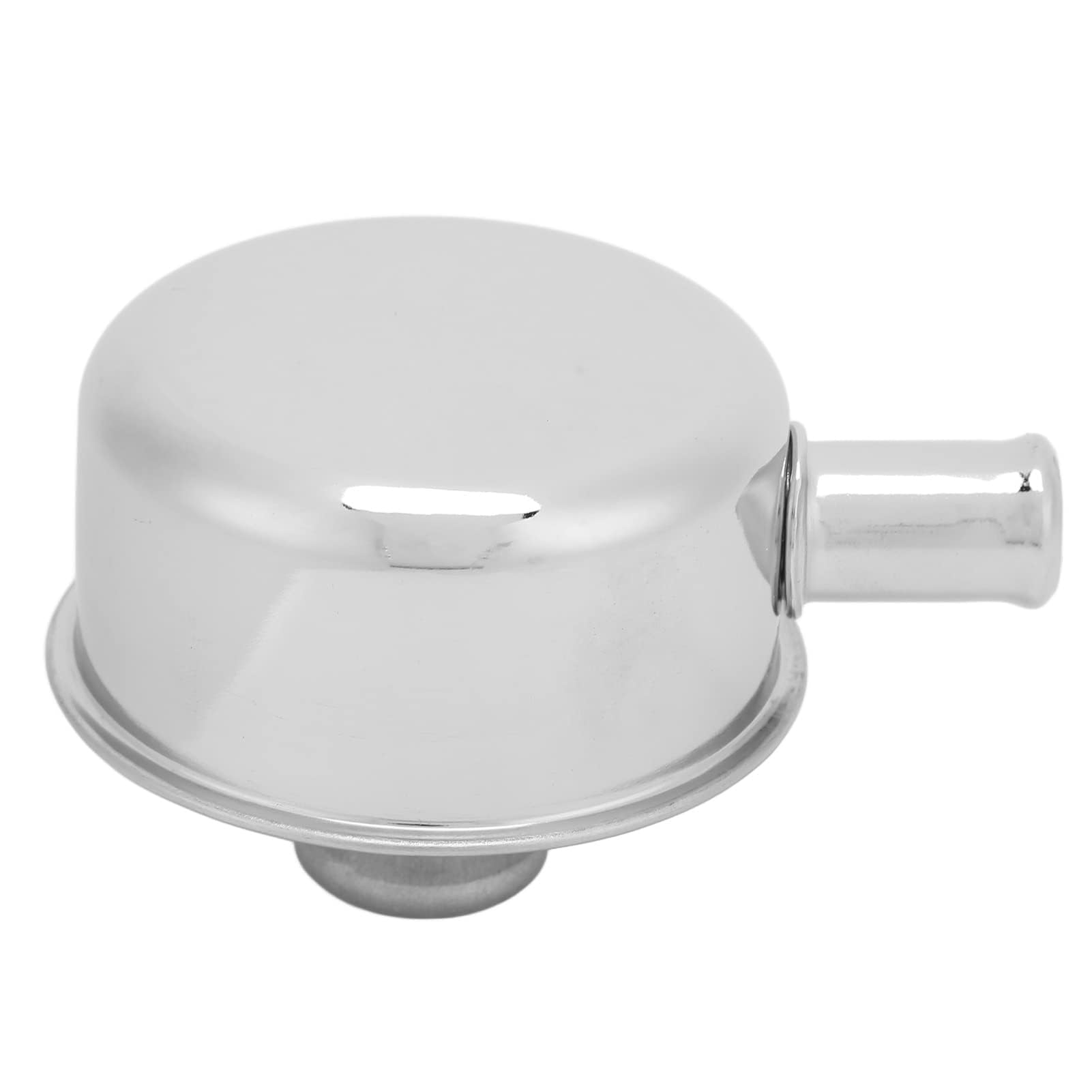 Reniflard de Couvercle de Soupape Rond Chromé Haute Qualité avec Tube de Ventilation pour SBC SBF 350