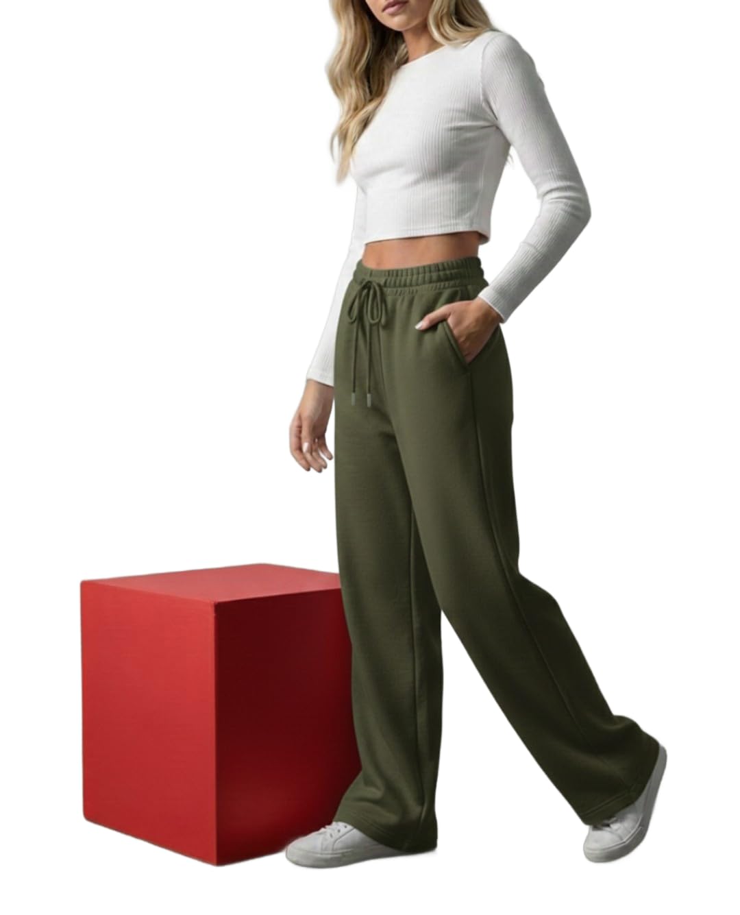 dockstreet Track Pant for Women || Baggy Fit || Track Pants || Full Elastic Jogger Track Pant ||-picture-37