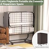 Zoom IMG-1 isunirm letto pieghevole con materasso