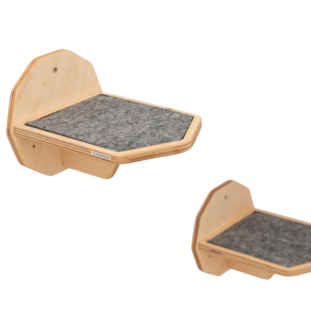 Wood Cat Bridge Cat Steps Cat Bed Wall Cat Toy Rustic Cat Tree Wall Decor Cat Lover Gift New Home Gift Cat Furniture Wall (Light, 3 Steps) — image 1
