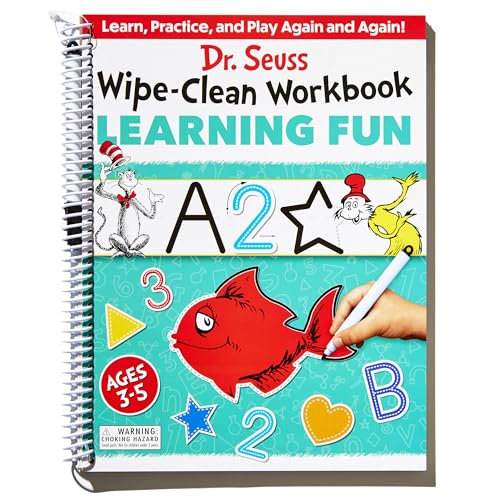 Dr. Seuss Wipe-Clean Workbook: Learning Fun: Activity Workbook for Ages 3-5 (Dr. Seuss Workbooks) - Image 2