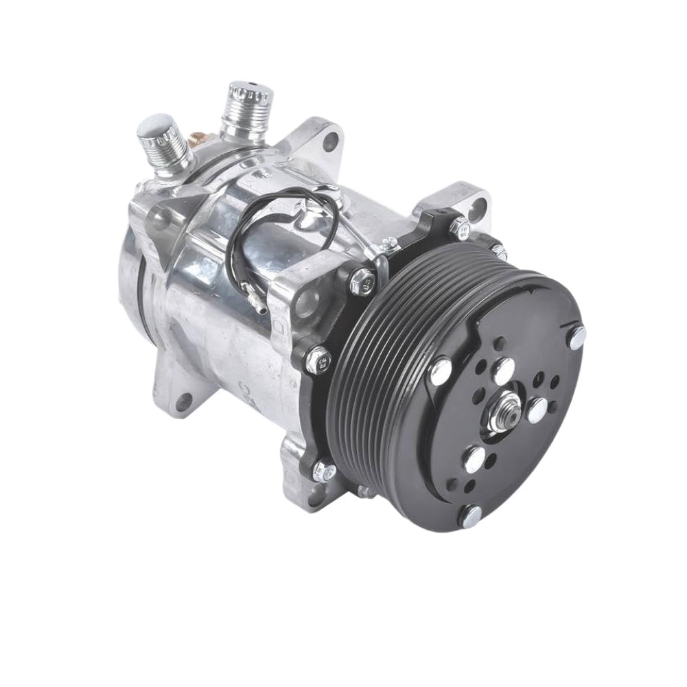 Swtvsmrkc Onecolor A/C Compressor With Clutch Ap01 Hc5002c Sanden 508 Style 8-Groove Serpentine Belt