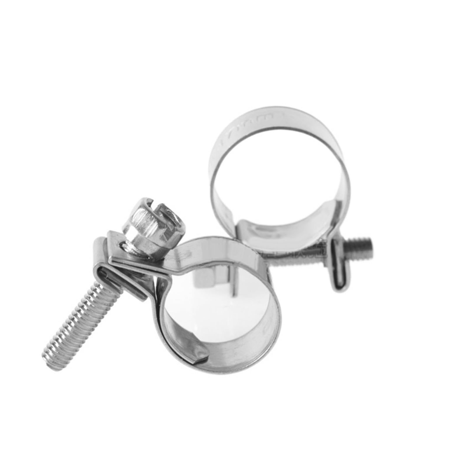 4 abrazaderas de manguera reforzadas de acero inoxidable 304, for tubo circular, for agua, combustible.(16 to 18mm)