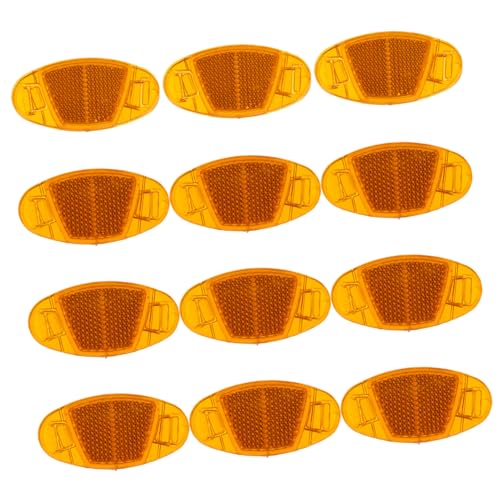 Balacoo 12pcs Bike Wheel Spoke Reflectors Night Safety Reflectors Kit for Bicycles