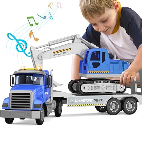 DOWELLIN 2-in-1 Semi Truck Set