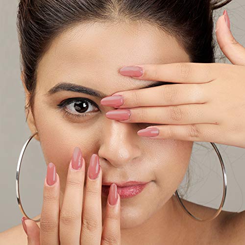 Image of FYORR Jelly Pink Professional Nail Polish | Long Lasting, Quick Dry, Chip Resistant, High Shine Nail Paint | Smooth & Easy Application, Vibrant Trendy Shades for Women & Girls Party Daily Use 15ml