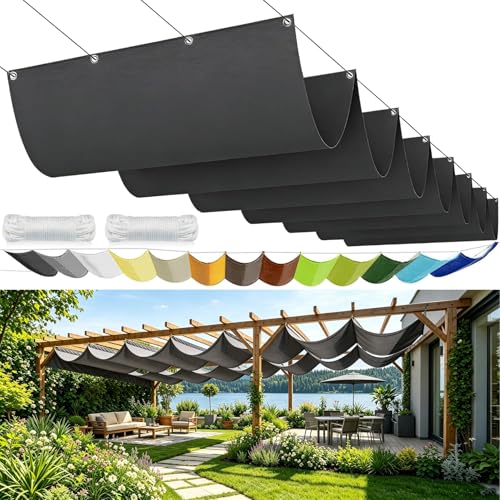 Toldos exterior rectangular con protección UV 98% y diseño resistente 2