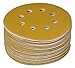 Price comparison product image POWERTEC 44022G-50 Gold 5 Hook and Loop Sanding Disc | 8 Hole | 220 Grit  50 Pack