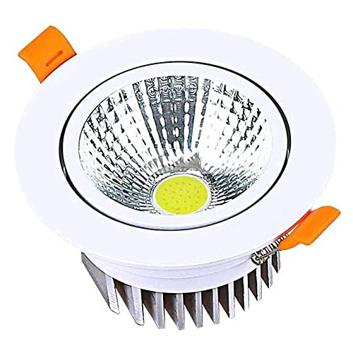 USMJQVZ 20W, 30W Iluminación LED empotrada Iluminación LED empotrada Recorte de luz descendente (140-150 mm) Accesorio de iluminación de Techo Reequipamiento Luces de Lata Recortar Foco Blanco COB