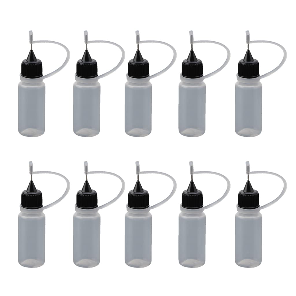 YPBEW 5ml / 10ml / 20ml / 30ml / 50ml / 100ml Empty Needle Tip Bottle Applicator Quilling Tool Bottle for Women Squeeze Bottles for Liquids