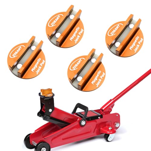 ZOSANY Almohadilla magnética universal, adaptador de gato de soldadura con ranura grande, almohadilla magnética ranurada de aluminio, adaptador de soldadura de pellizco, adaptador de riel de marco de