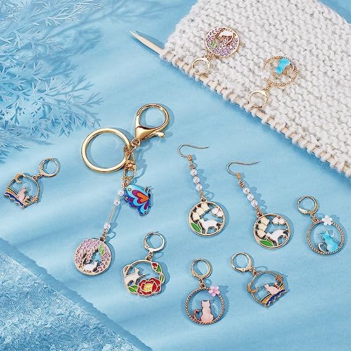 NBEADS 24 Pcs Cat Stitch Markers - Image 4
