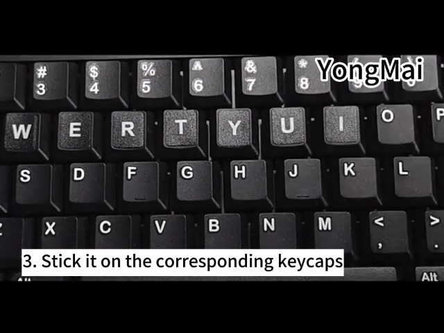 2 Piezas Pegatinas para Teclado Inglés para PC y Laptop miniatura 7