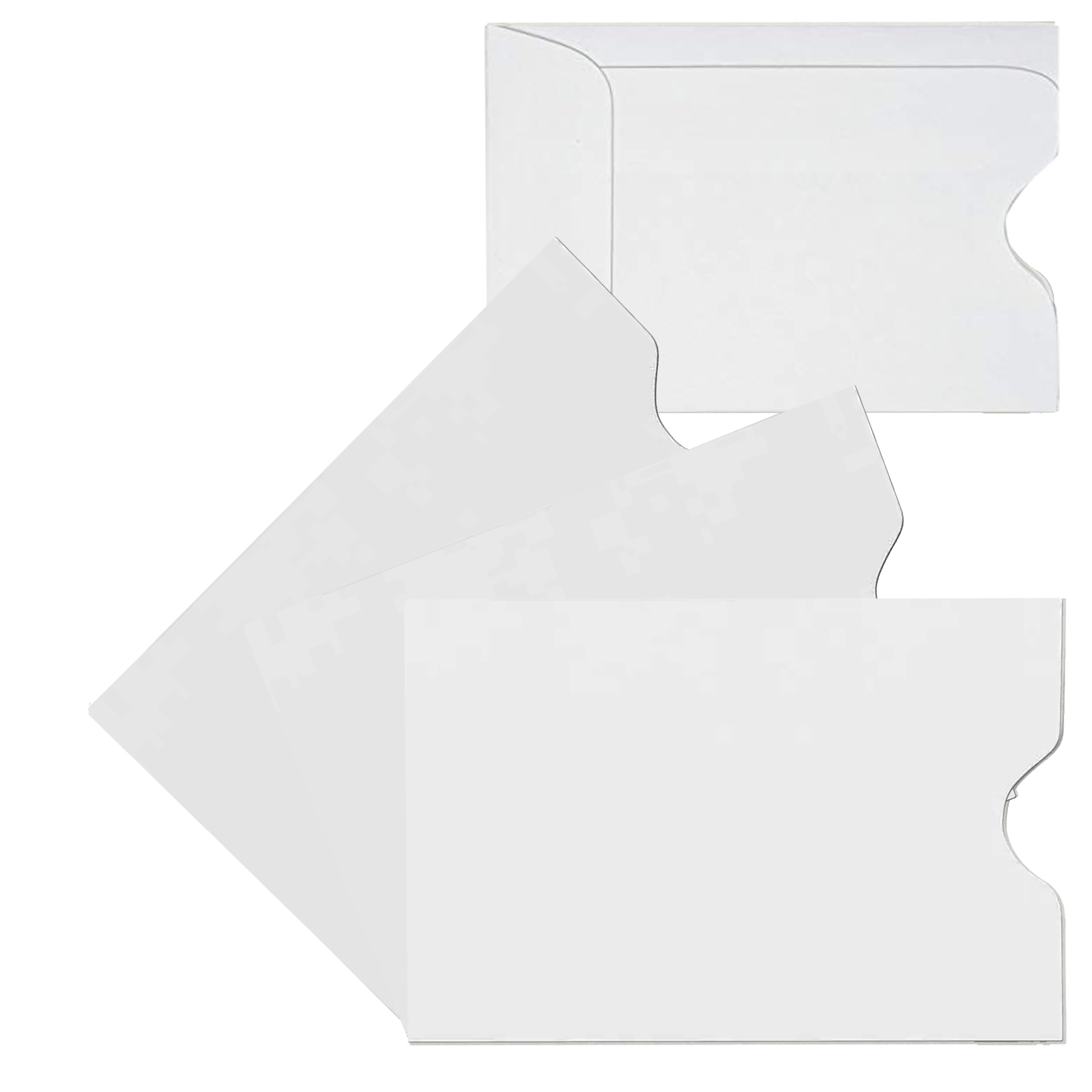 Glenmal 1200pcs Gift Card Sleeve Holders 3.5" X 2.4" Blank Hotel Key ID - View #5