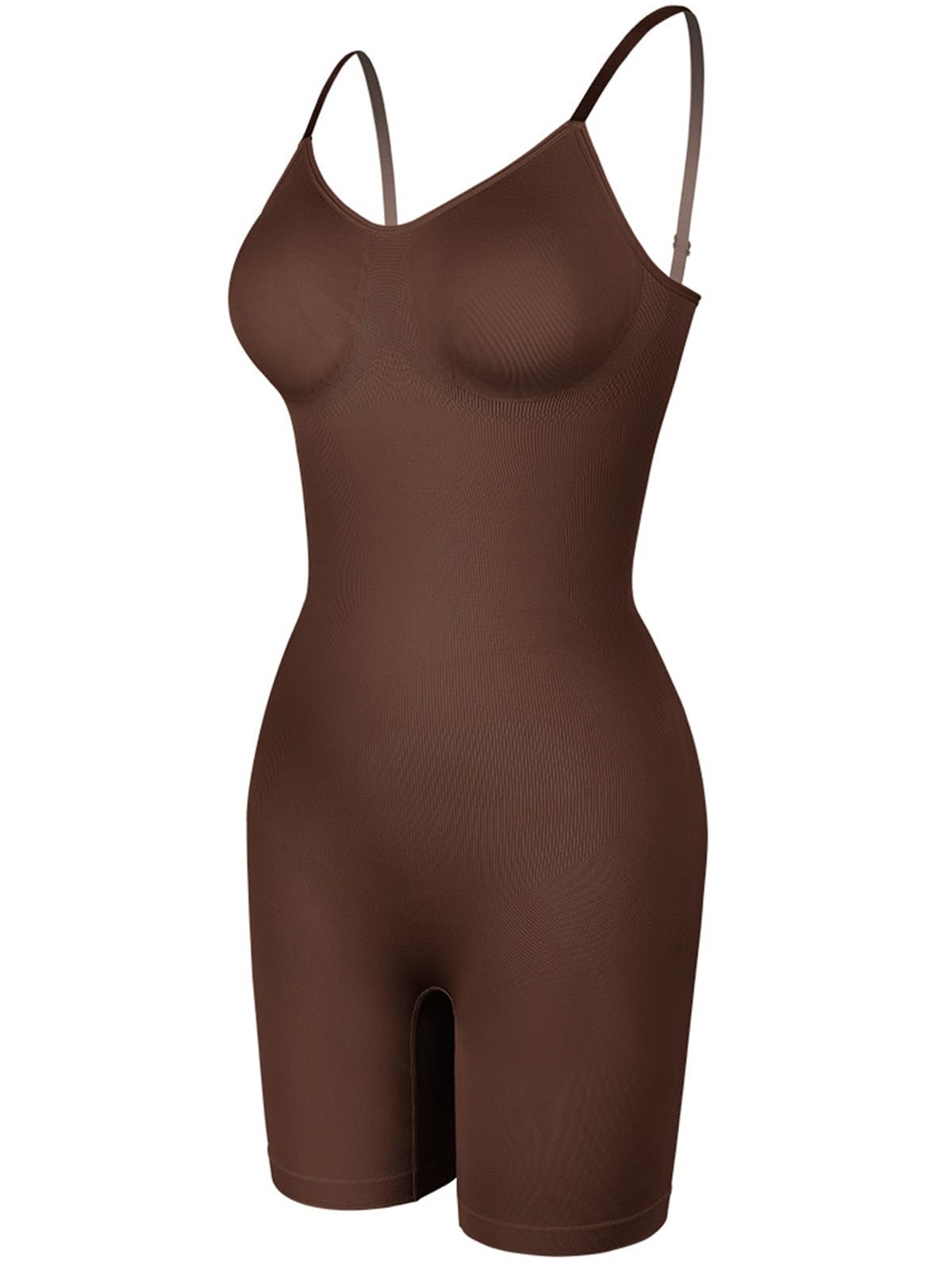 body moldeador Fajas moldeadoras for mujer, control de abdomen, realce glúteos, moldeador cuerpo completo, adelgazante muslos, entrenador cintura, ropa interior , fajas for el vientre(Brown,XXL)