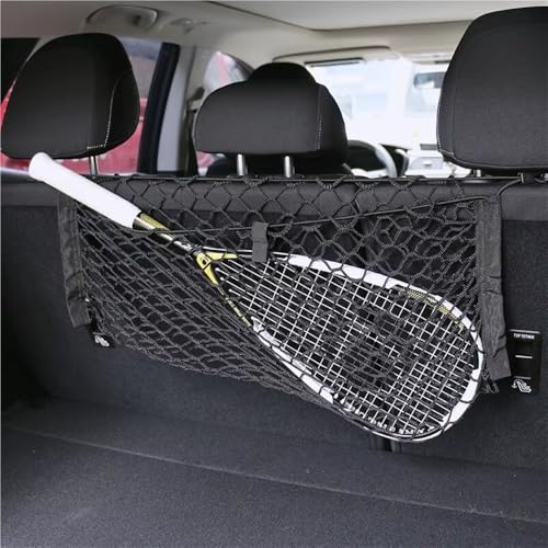 Filet de rangement pour coffre de voiture à double couche extensible - 5