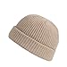 TWIOIOVE Bonnet pour femme unisexe - Chaud et respirant - En tricot fin - Avec pompon en fourrure synthétique - Unisexe