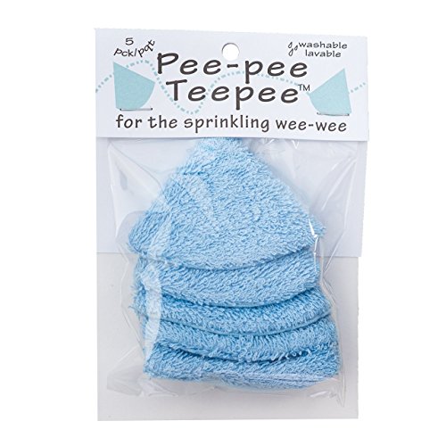 Image of Pee-pee Teepee Terry Blue - Cello Bag,5 pack