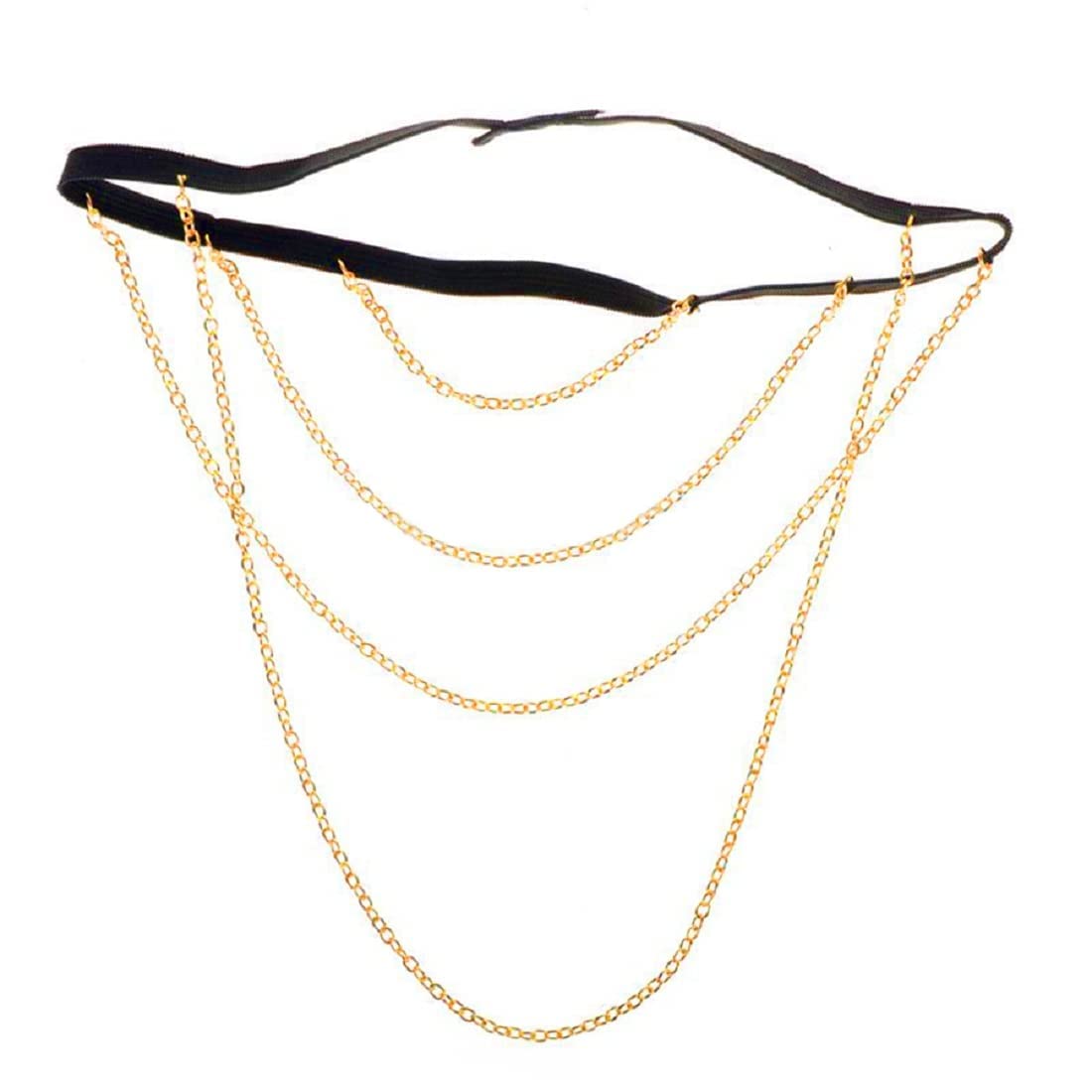 Town Of Trinkets Multi Tassel Celebrity Thigh Chain Gold Leg Chain Jewelry for Women Girls-image-5