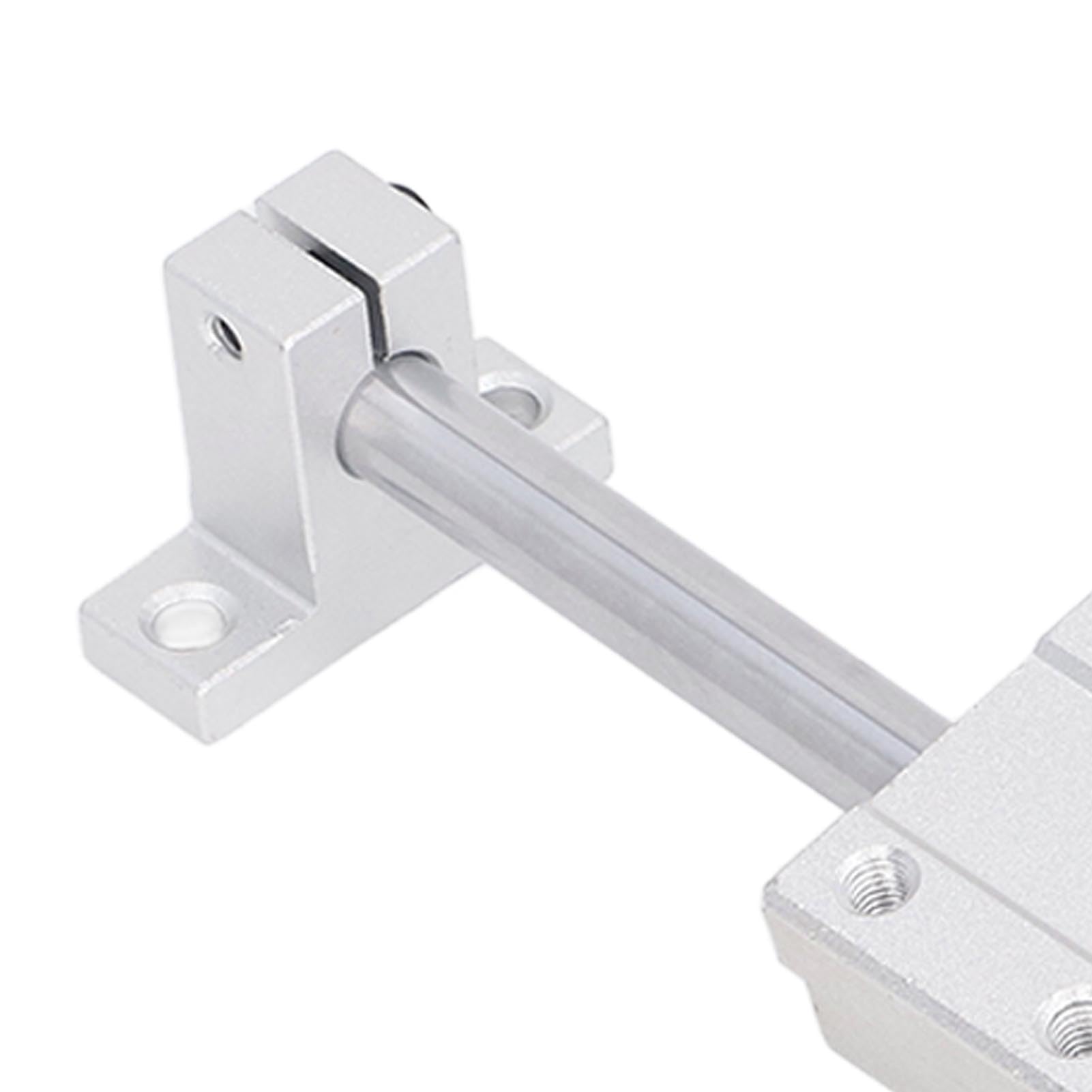 Set di guide a cuscinetti lineari, componenti per albero lineare CNC con cuscinetti in acciaio GCr15, barre guida di precisione di grado industriale per macchine da incisione e (10-350)