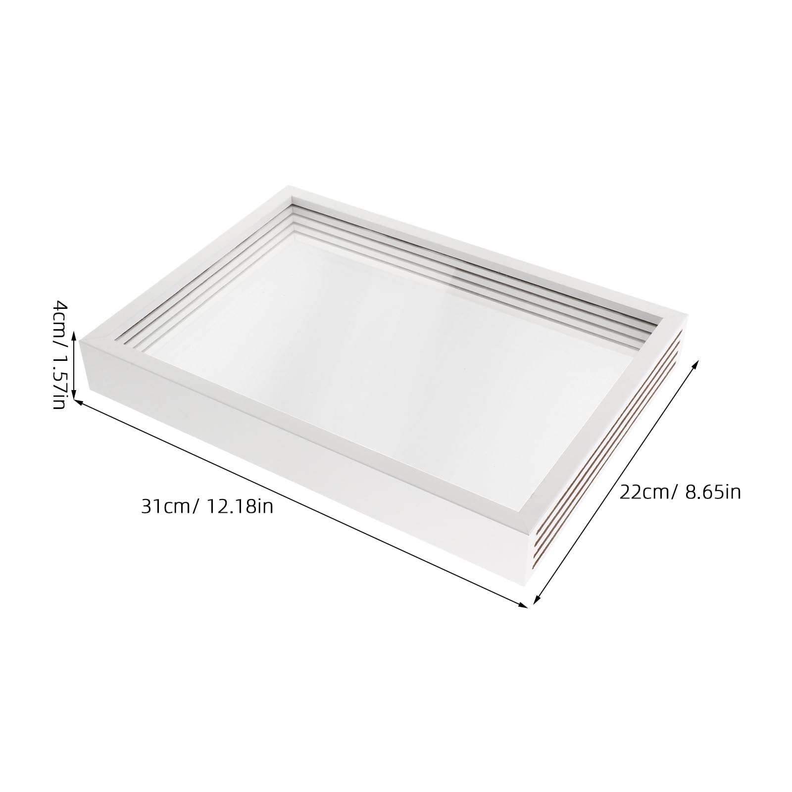 Zerodeko Kit per impronte di mani e calchi di mani di famiglia (2 pezzi) - Kit fai da te per cornici ricordo con impronte di di famiglia - Cornice portafoto solida per feste, vacanze, calchi di di