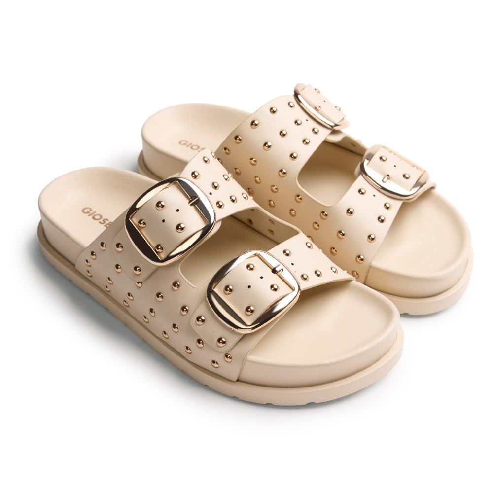 GIOSEPPO Shoreham, Women's T-Strap, Off-White, 37 EU