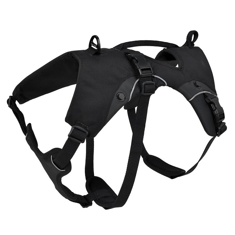 Dogs Creek Geschirr + Rucksack Travel schwarz L