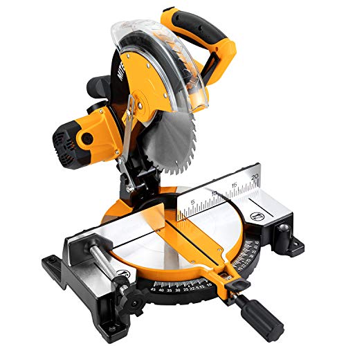 COOFIX Miter Saw, Power Tools Multipurpose Cutting Single Bevel Compound Sliding Miter Saw