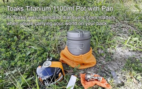 Image of TOAKS Titanium 1100ml Pot with Pan