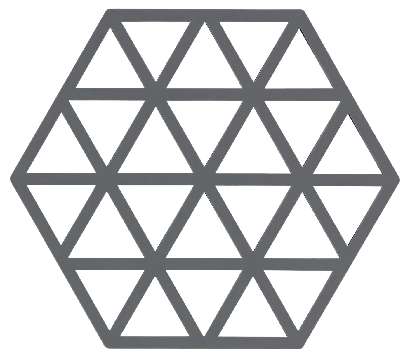Zone Denmark 371031 Cool Grey Triangles Silicone Trivet