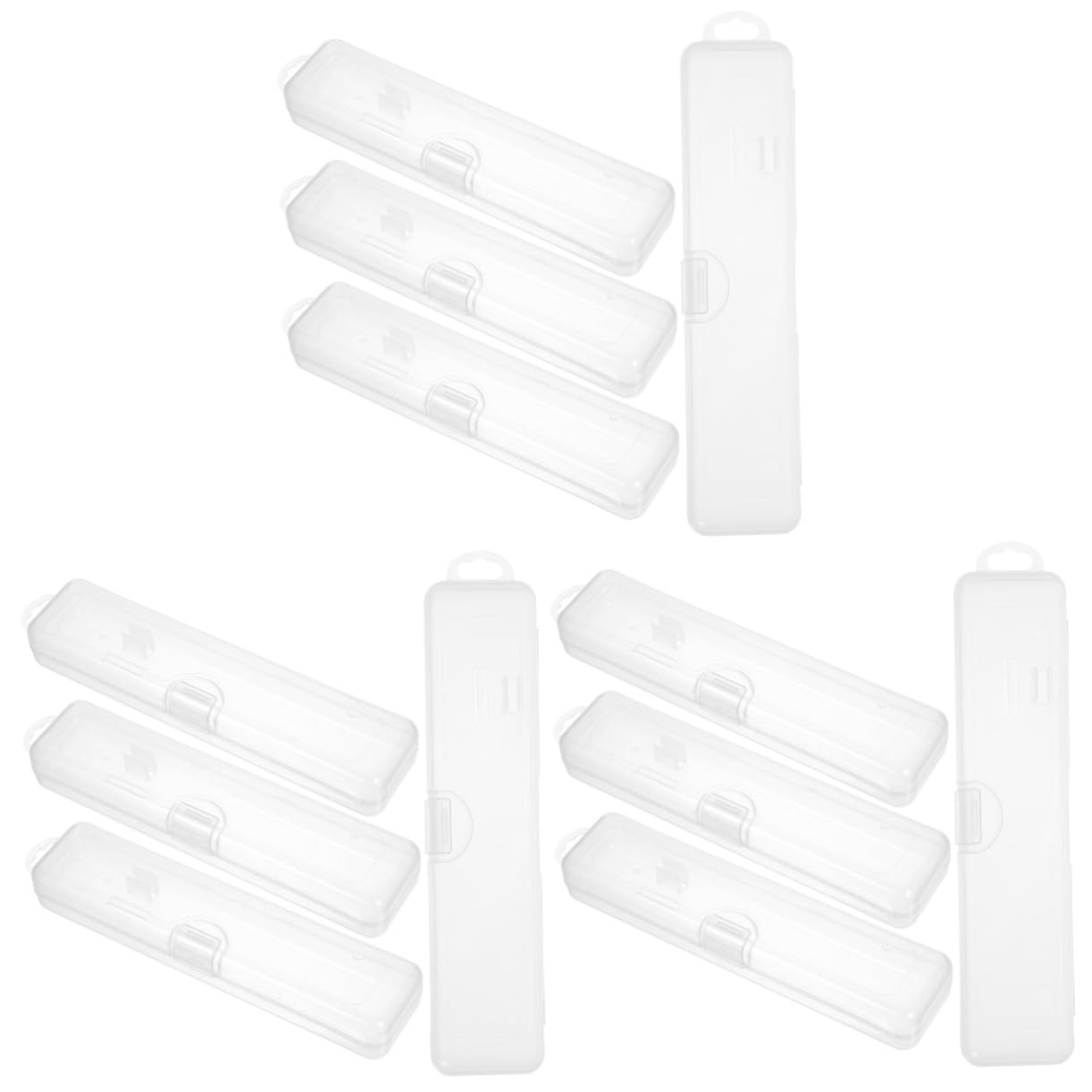12 Pz scatola di dentifricio e spazzolino da denti porta spazzolino viaggio porta spazzolini custodia in plastica per dentifricio contenitori da viaggio per spazzolini da denti minkissy